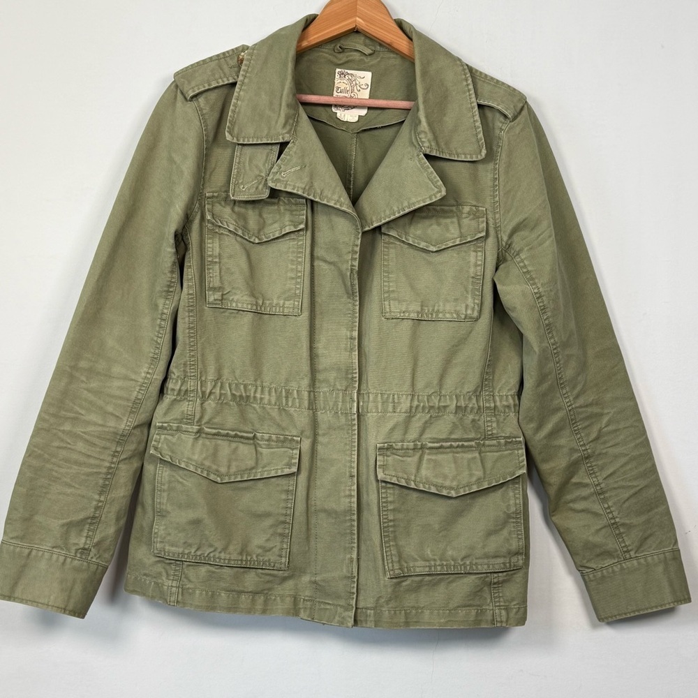 Tulle Sage Utility Jacket, Size M, 100% Cotton, Great Condition!